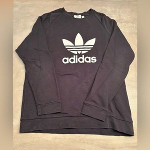 Adidas Crewneck - Black- L - $20